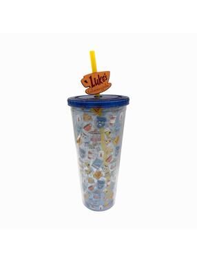 Silver Buffalo Gilmore Girls 24oz Luke’s Diner Icon Travel Tumbler